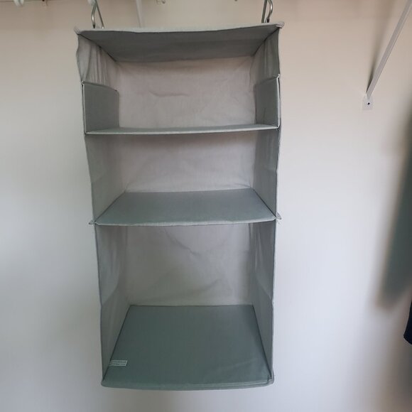 Target Room Brightroom Hanging Fabric Storage Organizer Gray - Picture 3 of 3